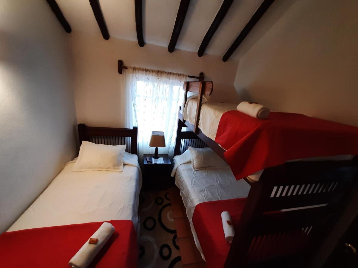 Aparta Hotel El Refugio De Maria Виля Де Лейва Екстериор снимка