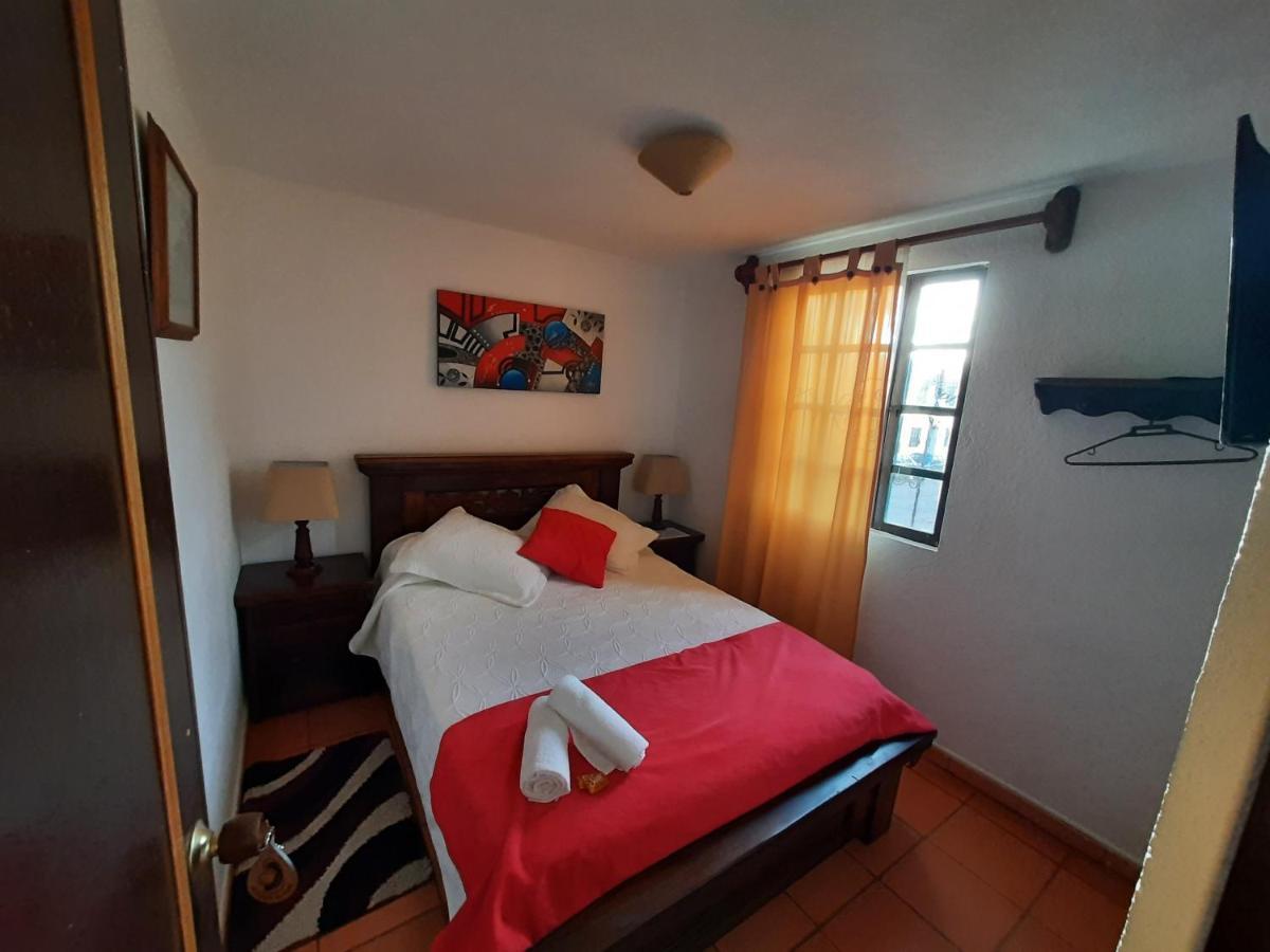 Aparta Hotel El Refugio De Maria Виля Де Лейва Екстериор снимка