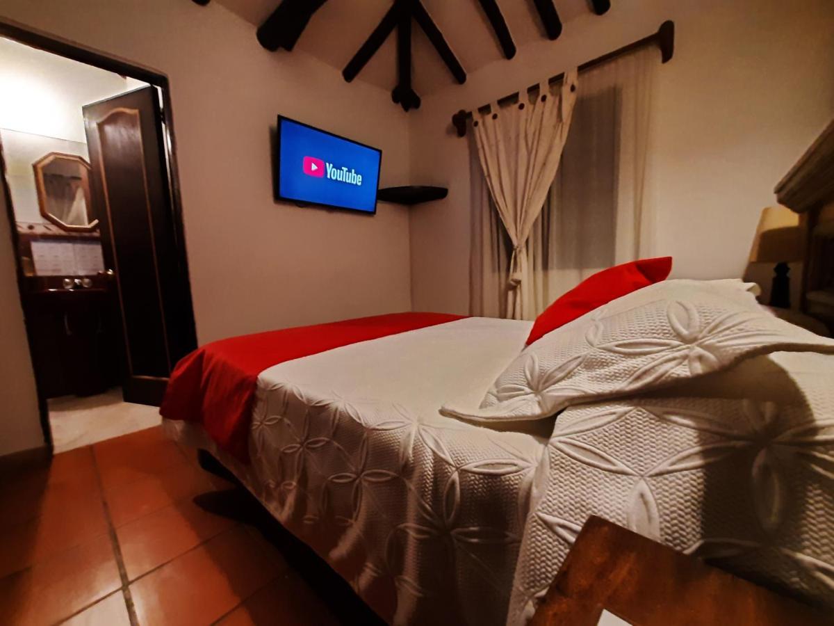 Aparta Hotel El Refugio De Maria Виля Де Лейва Екстериор снимка