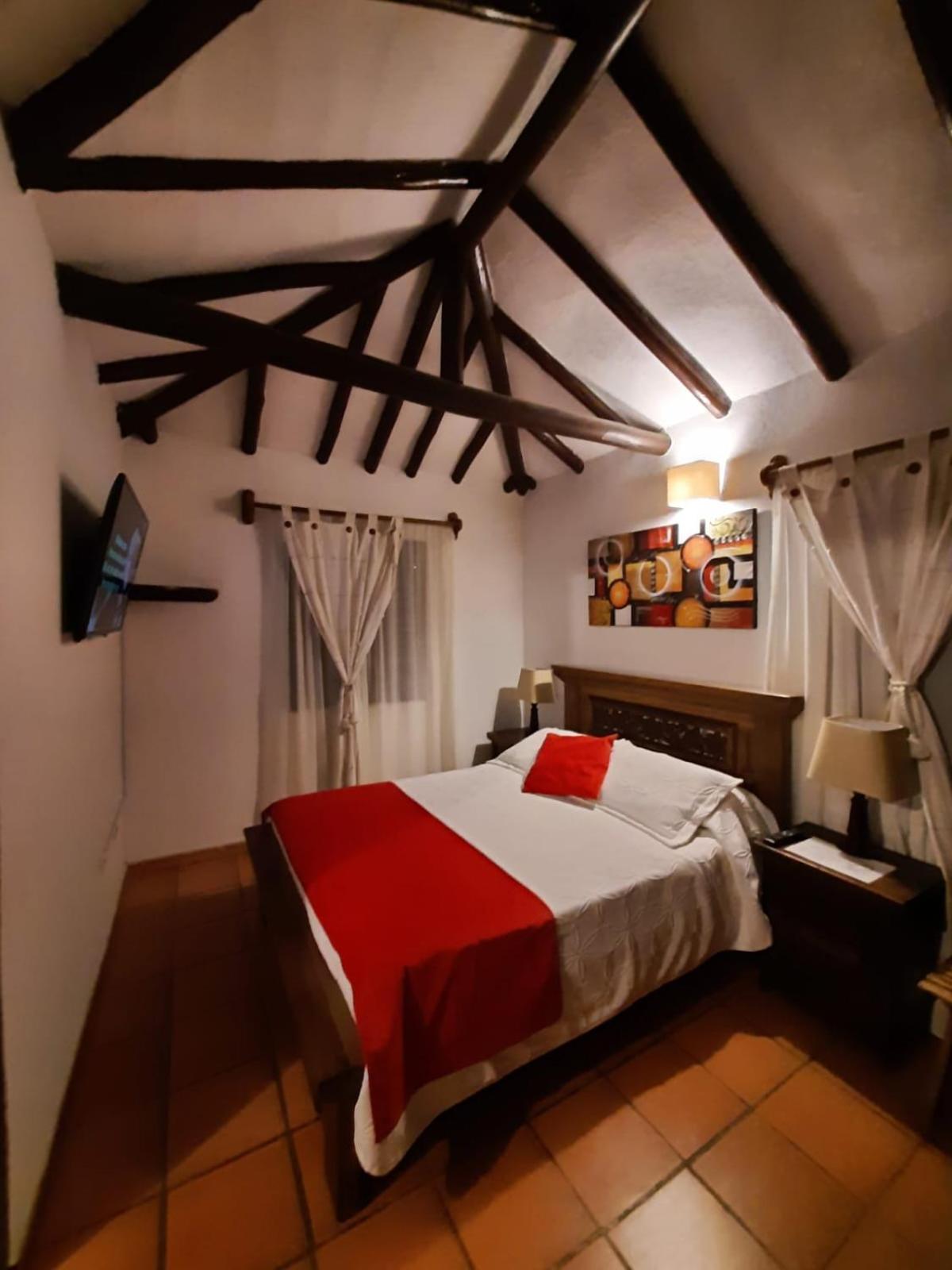 Aparta Hotel El Refugio De Maria Виля Де Лейва Екстериор снимка