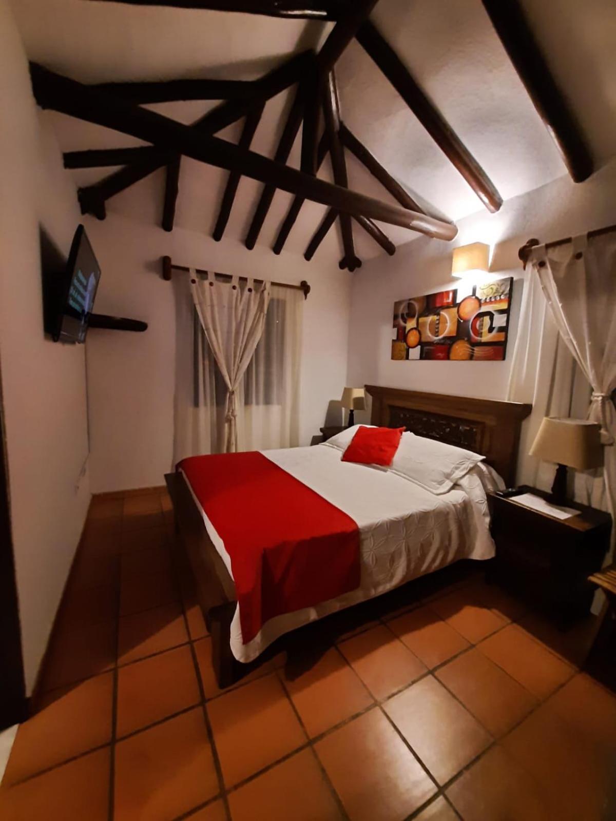 Aparta Hotel El Refugio De Maria Виля Де Лейва Екстериор снимка